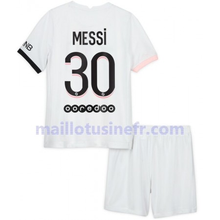 Maillot de Foot Paris Saint-Germain Lionel Messi 30 Extérieur 2021-22 - Enfant